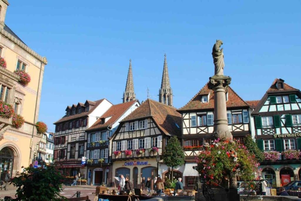 Le Carrousel - Appartement Cosy Centre Obernai Exteriör bild